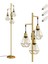 3 Başlıklı Dimlenebilir Retro Ayaklı Lamba E27 Led, Kafes Şapkalı, 166 cm 1