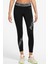 Pro Dri Fit Grafik Mid Rise 7/8 Lenght Tight Kadın Antrenman Taytı Siyah 1
