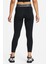 Pro Dri Fit Grafik Mid Rise 7/8 Lenght Tight Kadın Antrenman Taytı Siyah 2