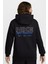 Sportswear Graphic Erkek Siyah Kapüşonlu Sweatshirt 2