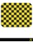 Sarı Siyah Renkli Damalı Geometrik Desenli Ergonomik Mouse Pad - 23 cm x 19 cm - Kaydırmaz Taban Ev ve Ofis Kullanımı Için Ideal Fare Altlığı Mousepad 1