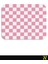 Pembe Beyaz Renkli Damalı Geometrik Desenli Ergonomik Mouse Pad - 23 cm x 19 cm - Kaydırmaz Taban Ev ve Ofis Kullanımı Için Ideal Fare Altlığı Mousepad 1