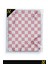 Pembe Beyaz Renkli Damalı Geometrik Desenli Ergonomik Mouse Pad - 23 cm x 19 cm - Kaydırmaz Taban Ev ve Ofis Kullanımı Için Ideal Fare Altlığı Mousepad 7