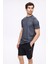 Active Erkek Gri Spor Tişört 5030 1