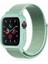 Apple Watch 42MM Hasırlı Cırtcırtlı Kasalı Kordon - Turkuaz 1