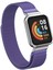 Xiaomi Redmi Watch (Mi Watch Lite) Uyumlu Krd-58 Metal Kordon Tknc - Mor 1