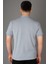 Erkek Mavi Yarım Boğazlı Soft T-Shirt 4