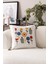 Comfort Punch Desenli Kırlent Kılıfı Kare Dekoratif Bohem Nakışlı Koltuk Yastık Kılıfı Panç 45X45 1