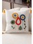 Comfort Punch Desenli Kırlent Kılıfı Kare Dekoratif Bohem Nakışlı Koltuk Yastık Kılıfı Panç 45X45 2