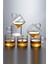 Kulplu Borosilikat Cam Kahve Yanı Bardağı, Mini Çay Kupası, Espresso ve Latte Kupası 125 ml 1