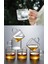 Kulplu Borosilikat Cam Kahve Yanı Bardağı, Mini Çay Kupası, Espresso ve Latte Kupası 125 ml 2