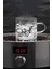 Kulplu Borosilikat Cam Kahve Yanı Bardağı, Mini Çay Kupası, Espresso ve Latte Kupası 125 ml 5