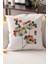 Comfort Punch Desenli Kırlent Kılıfı Kare Dekoratif Bohem Nakışlı Koltuk Yastık Kılıfı Panç 45X45 2