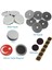 Vizyonstore Buton Sade Magnet 100 Adet VG58BSM Ø 58 mm Montajsız Sarf 1