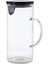Metal Kapaklı Borosilikat Cam Isıya Dayanıklı Süzgeçli 1500 ml Sürahi 8
