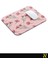 Pembe Çiçek Desenli Ergonomik Mouse Pad - 23 cm x 19 cm - Kaydırmaz Taban Ev ve Ofis Kullanımı Için Ideal Fare Altlığı Mousepad 3
