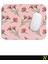 Pembe Çiçek Desenli Ergonomik Mouse Pad - 23 cm x 19 cm - Kaydırmaz Taban Ev ve Ofis Kullanımı Için Ideal Fare Altlığı Mousepad 4