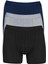 Erkek 3'li Pamuklu Likralı Esnek Kumaş Boxer Set 7811-3 4