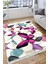 Kelebek Desenli Halı Yıkanabilir Kilim Kaymaz Tabanlı Yolluk Dot Tabanlı Halı 2050A 4