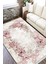 Yıkanabilir Çiçek Desenli Halı Kilim Kaymaz Tabanlı Yolluk Dot Tabanlı Halı 2153B 4