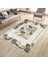 Modern Desenli Yıkanabilir Halı Kilim Kaymaz Tabanlı Yolluk Dot Tabanlı Halı 2198A 1
