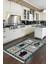 Mutfak Halısı Yıkanabilir Kilim Kaymaz Tabanlı Halı Dijital Baskı Dot Tabanlı Mutfak Halısı 9022A 1