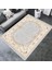 Vintage Desenli Floral Halı Yıkanabilir Kilim Kaymaz Tabanlı Yolluk Dot Tabanlı Halı 2101B 3