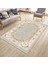 Vintage Desenli Floral Halı Yıkanabilir Kilim Kaymaz Tabanlı Yolluk Dot Tabanlı Halı 2098B 3