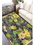 Kaymaz Tabanlı Halı Çiçek Desenli Yıkanabilir Halı Kilim Yolluk Dot Tabanlı Halı 2199C 4