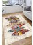 Tüy Desenli Halı Yıkanabilir Halı Kilim Kaymaz Tabanlı Yolluk Dot Tabanlı Halı 2196A 3