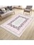 Floral Detaylı Halı Yıkanabilir Halı Kilim Kaymaz Tabanlı Yolluk Dot Tabanlı Halı 2182A 1