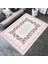 Floral Detaylı Halı Yıkanabilir Halı Kilim Kaymaz Tabanlı Yolluk Dot Tabanlı Halı 2182A 2