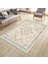 Etnik Desenli Kaymaz Taban Halı Makinede Yıkanabilir Kilim Dot Tabanlı Salon Halısı 3011A 3