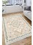 Etnik Desenli Kaymaz Taban Halı Makinede Yıkanabilir Kilim Dot Tabanlı Salon Halısı 3011A 4