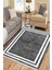 Gri Modern Halı Makinede Yıkanabilir Kaymaz Taban Kilim Dot Tabanlı Salon Halısı 0070C 1