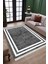 Gri Modern Halı Makinede Yıkanabilir Kaymaz Taban Kilim Dot Tabanlı Salon Halısı 0070C 2