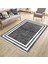 Gri Modern Halı Makinede Yıkanabilir Kaymaz Taban Kilim Dot Tabanlı Salon Halısı 0070C 3