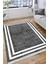 Gri Modern Halı Makinede Yıkanabilir Kaymaz Taban Kilim Dot Tabanlı Salon Halısı 0070C 4