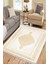 Etnik Desenli Kaymaz Taban Halı Makinede Yıkanabilir Kilim Dot Tabanlı Salon Halısı 3015A 1