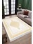 Etnik Desenli Kaymaz Taban Halı Makinede Yıkanabilir Kilim Dot Tabanlı Salon Halısı 3015A 2