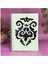 Defter Sticker,laptop Sticker Siyah Çiçekli Pvc 48X33X0,5CM 2