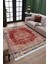 Eskitme Desenli Kaymaz Taban Halı Makinede Yıkanabilir Kilim Dot Tabanlı Salon Halısı 3016D 4
