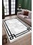 Düz Çizgili Modern Makinede Yıkanabilir Kaymaz Taban Kilim Dot Tabanlı Salon Halısı 0066O 2
