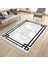 Düz Çizgili Modern Makinede Yıkanabilir Kaymaz Taban Kilim Dot Tabanlı Salon Halısı 0066O 3
