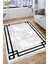 Düz Çizgili Modern Makinede Yıkanabilir Kaymaz Taban Kilim Dot Tabanlı Salon Halısı 0066O 4