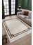 Saçaklı Dekoratif Halı Makinede Yıkanabilir Kaymaz Taban Kilim Dot Tabanlı Salon Halısı 0063C 2