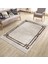 Saçaklı Dekoratif Halı Makinede Yıkanabilir Kaymaz Taban Kilim Dot Tabanlı Salon Halısı 0063C 3