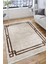 Saçaklı Dekoratif Halı Makinede Yıkanabilir Kaymaz Taban Kilim Dot Tabanlı Salon Halısı 0063C 4