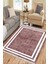 Bordo Modern Halı Makinede Yıkanabilir Kaymaz Taban Kilim Dot Tabanlı Salon Halısı 0070D 1