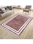 Bordo Modern Halı Makinede Yıkanabilir Kaymaz Taban Kilim Dot Tabanlı Salon Halısı 0070D 3